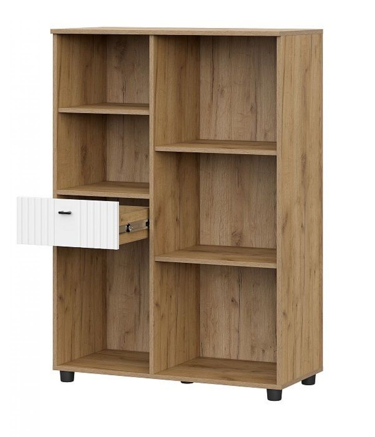 МИЛАН Гостиная (Дуб Золотой/Белый Матовый) модульная | фото 30