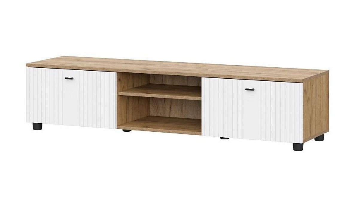 МИЛАН Гостиная (Дуб Золотой/Белый Матовый) модульная | фото 33