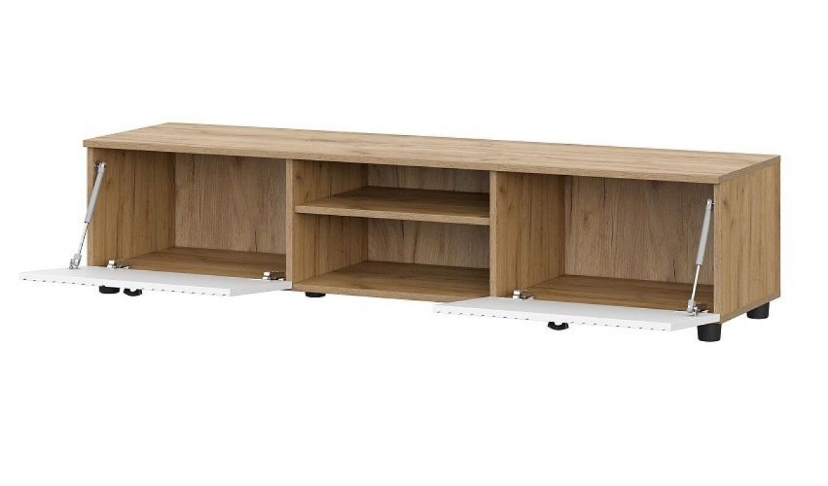 МИЛАН Гостиная (Дуб Золотой/Белый Матовый) модульная | фото 34