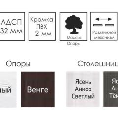 Стол раскладной Ялта-2 (опоры массив цилиндрический) | фото 4