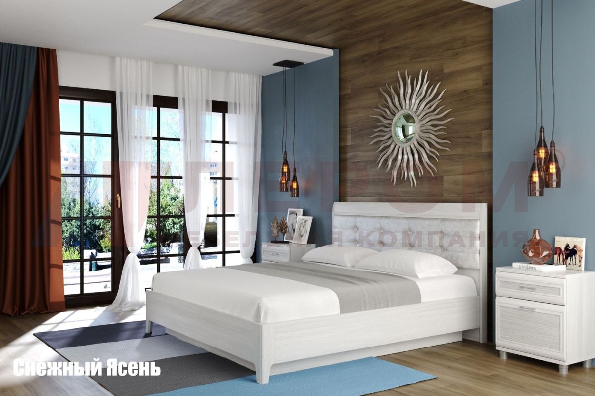 Кровать КР-1073 с мягким изголовьем | фото 4