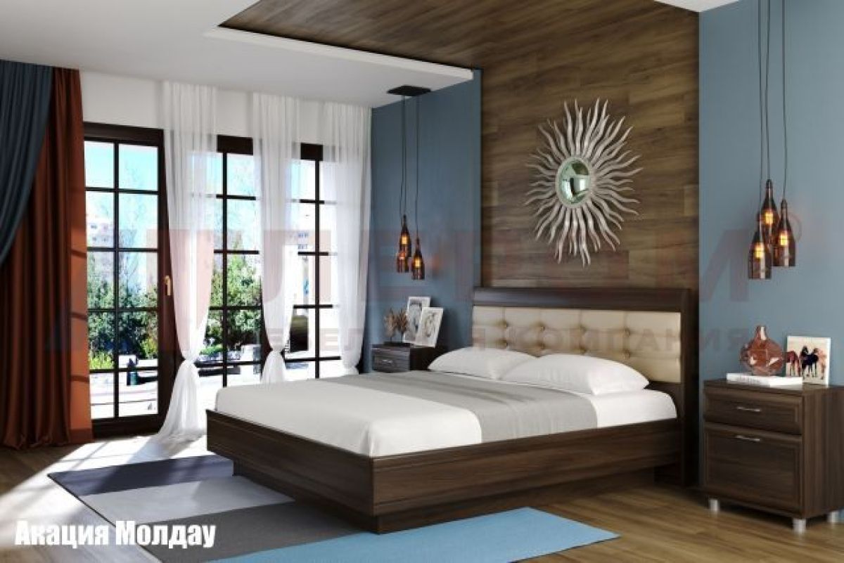 Кровать КР-1853 с мягким изголовьем | фото 3