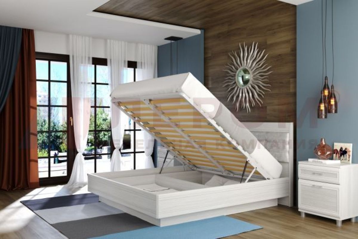 Кровать КР-1853 с мягким изголовьем | фото 5