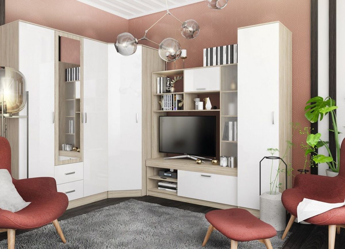 СОФИ Гостиная (модульная) дуб сонома/белый | фото 28