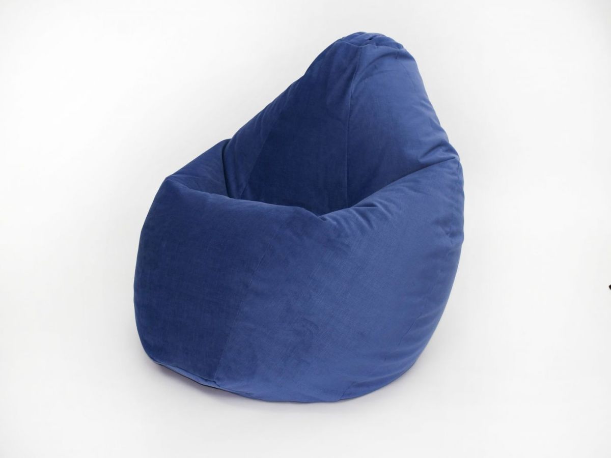 Кресло-мешок Груша Среднее (750*1200) Велюр "Однотон" | фото 5