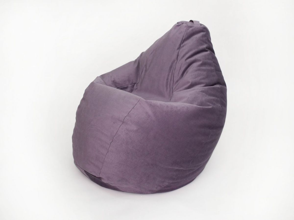 Кресло-мешок Груша Среднее (750*1200) Велюр "Однотон" | фото 7
