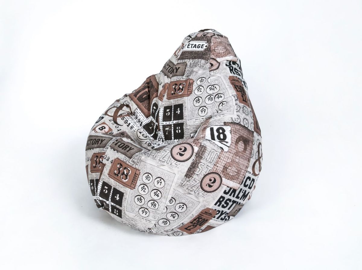 Кресло-мешок Груша Малое (700*900) Серия "Жаккард" 1 | фото 4