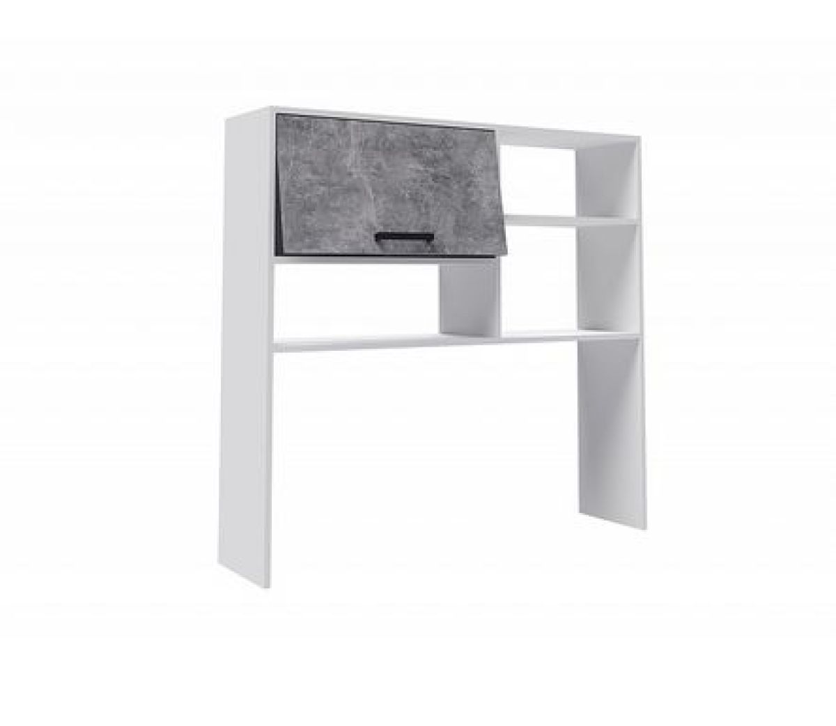 Детская Лючия Надстройка на стол ЛДСП Белый/ЛДСП Ателье светлое | фото 2