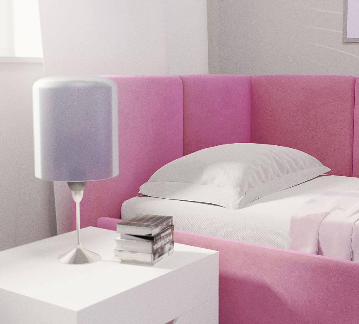 Кровать Диана + Решетка+ПМ (900) *Без Дна | фото 4