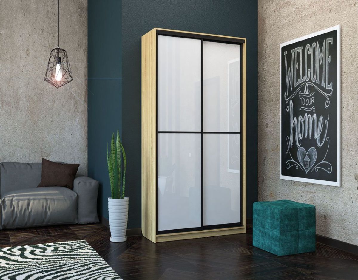 Шкаф-купе Лофт 1200 Шк12-60 (Дуб Сонома) | фото 11