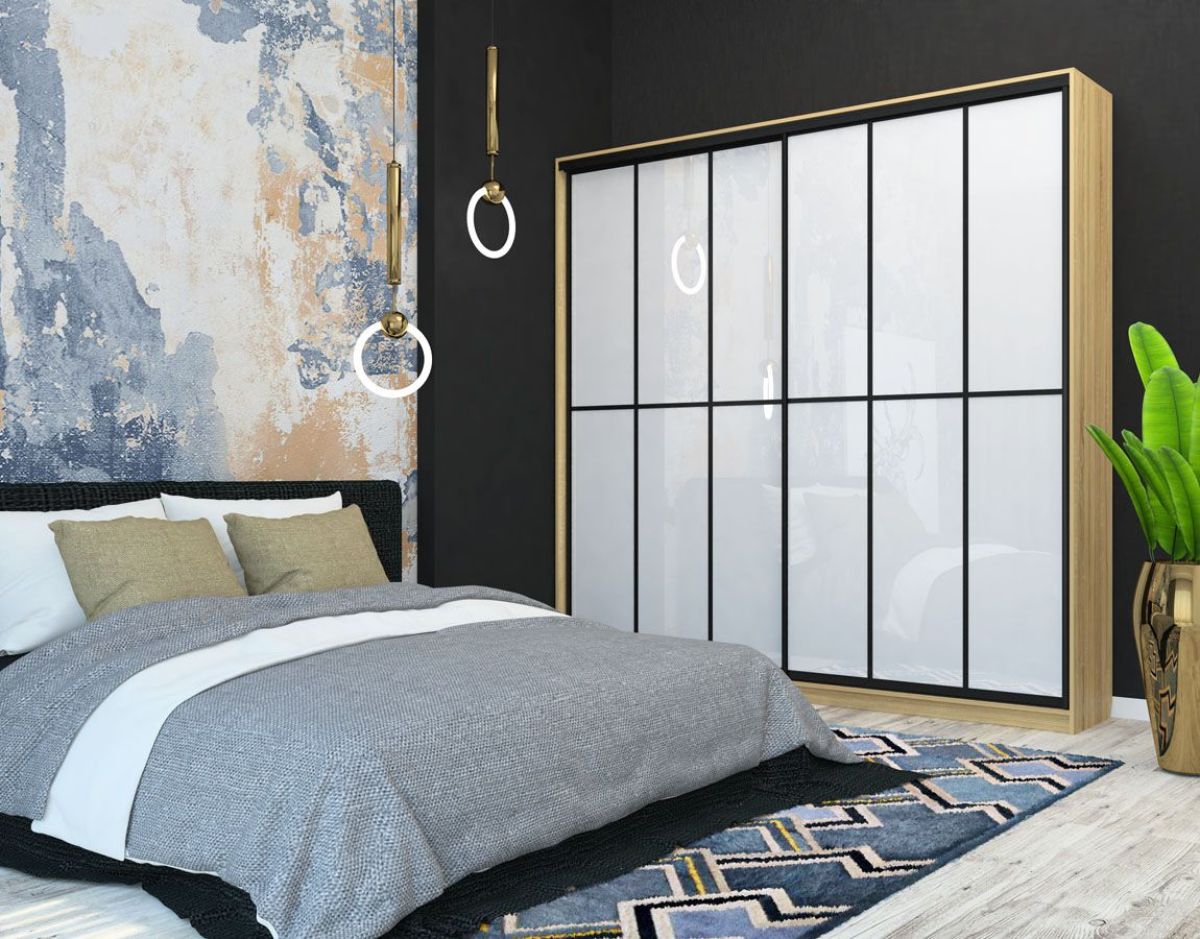 Шкаф-купе Лофт 2400 Шк24-60 (Дуб Сонома) | фото 13