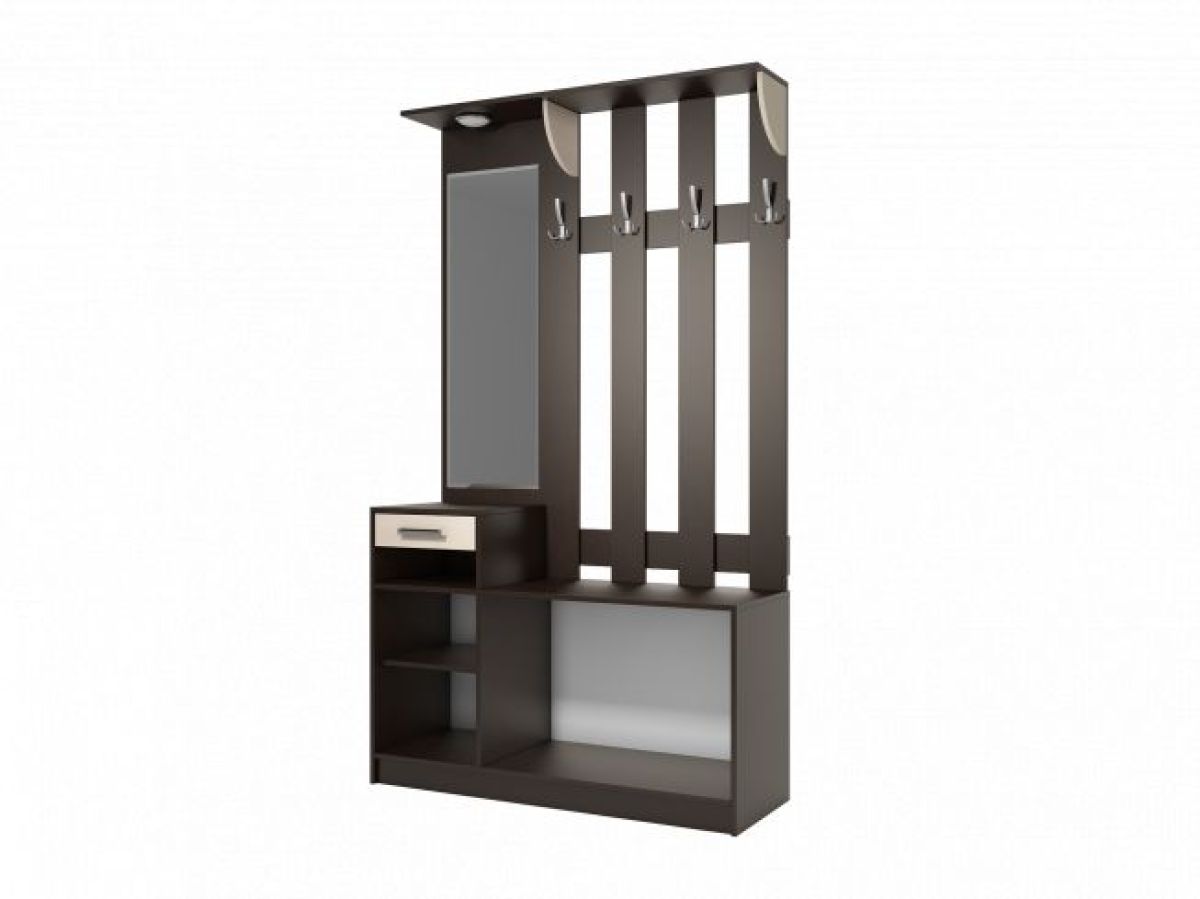 Прихожая ДИАНА-4 сек №14 (Венге/Дуб молочный) | фото 2