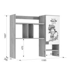 ЗОО К1 Комплект детской мебели (4120х1000х2100) | фото 7