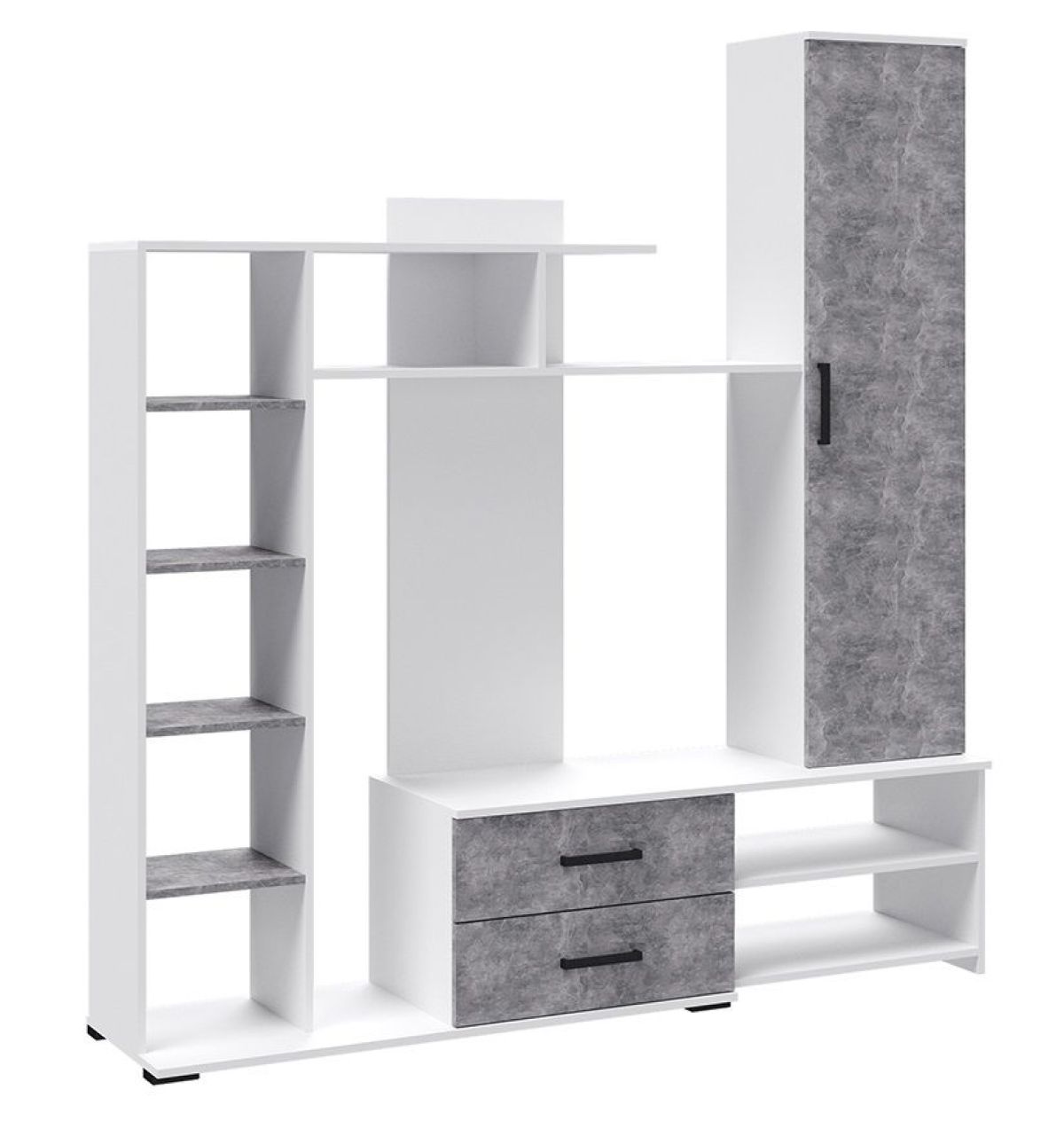 Гостиная Сидней-1 ЛДСП Белый/Ателье светлое | фото 3