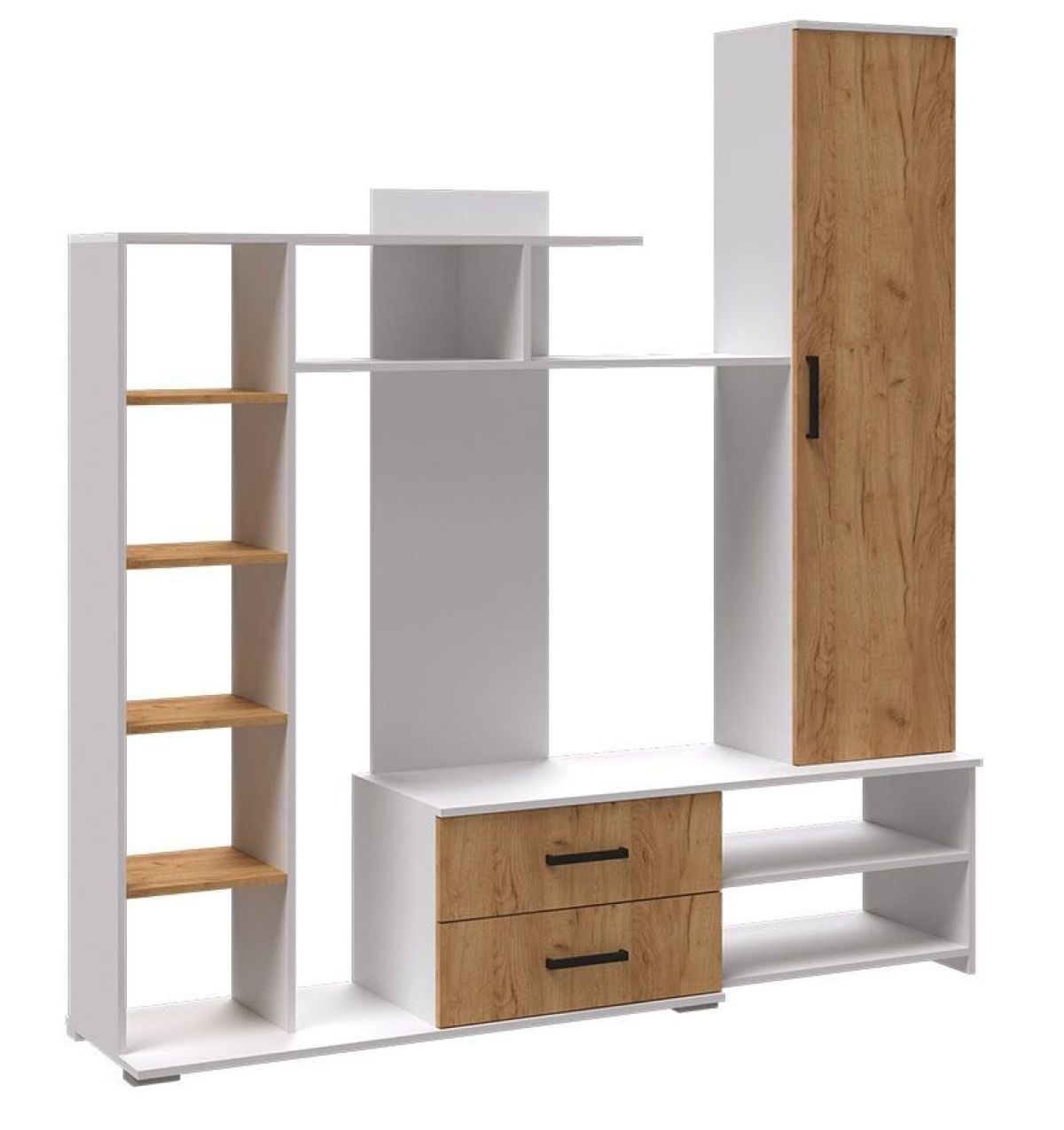 Гостиная Сидней-1 ЛДСП Белый/Дуб крафт золотой | фото 3