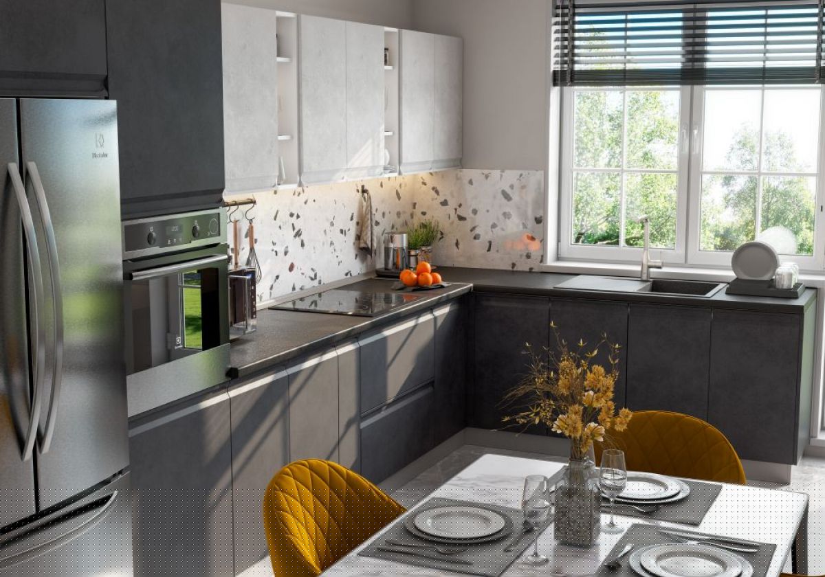 ВЕЛЬВЕТ Кухонный гарнитур (модульный) h912 | фото 2