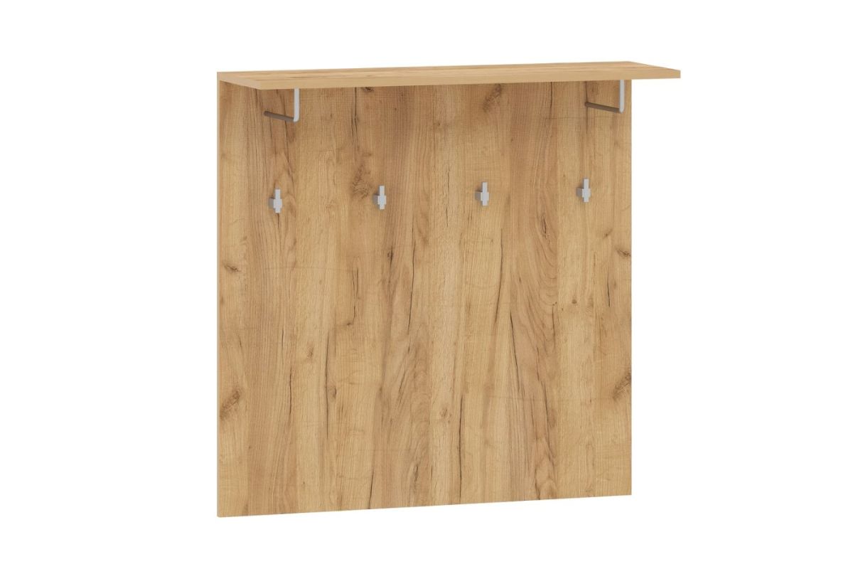 Прихожая "Санти" (модульная) Белый/Дуб Крафт Золотой | фото 9