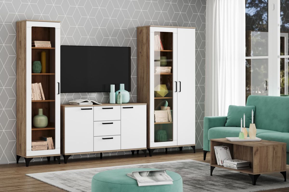 Стол журнальный НМ 013.81 "Марсель" (Дуб Крафт Табачный) | фото 2