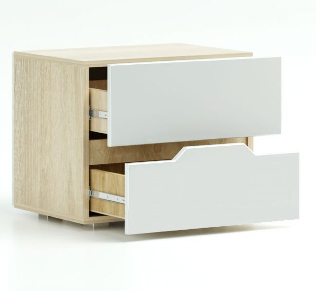 ТРИО Спальный гарнитур (модульный) сонома/белый | фото 12