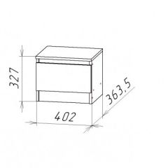 НИЦЦА-12 Тумба прикроватная (НЦ.12) | фото 3