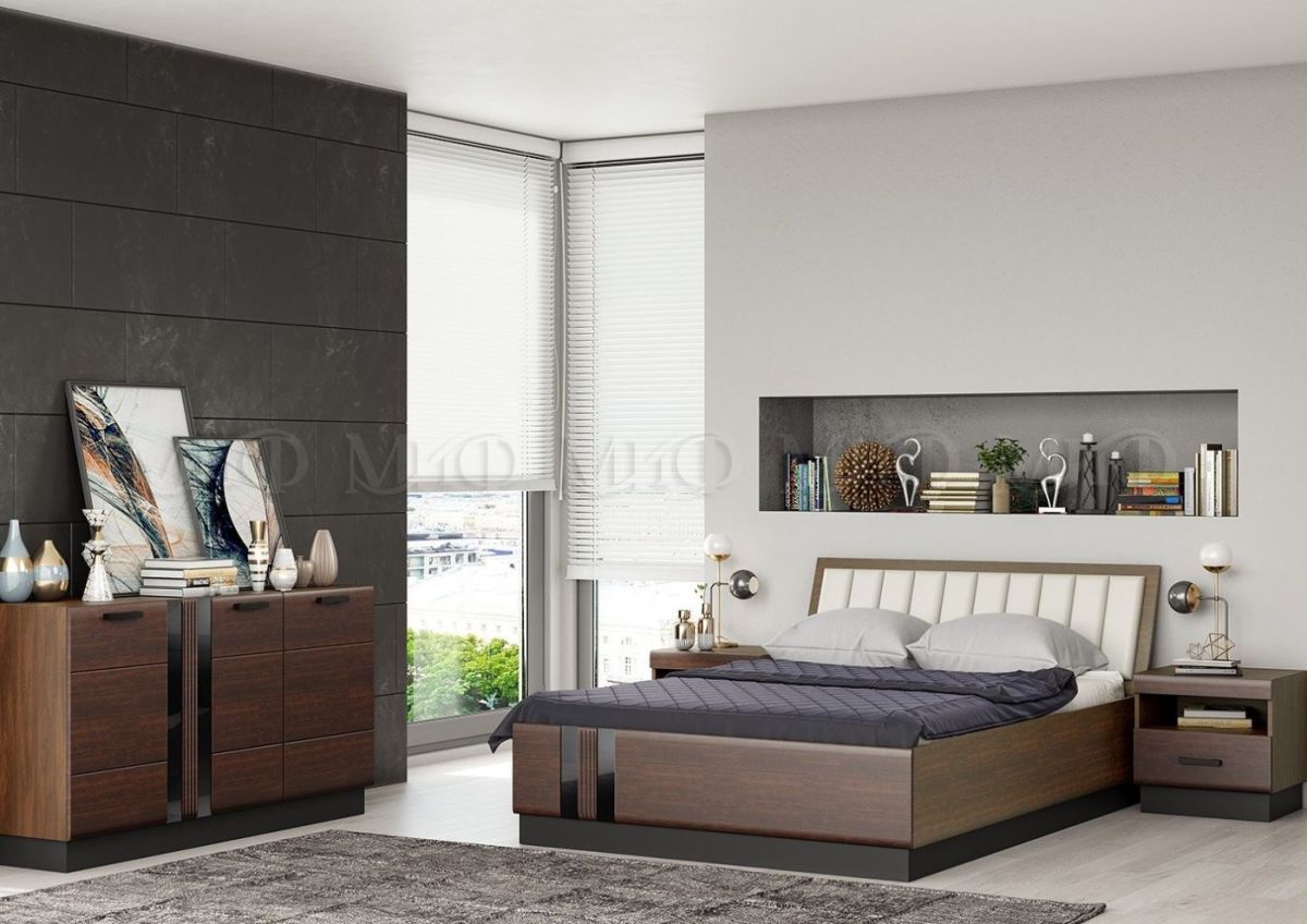 МАГНОЛИЯ Тумбы (комплект 2 шт) Дерево/орех | фото 3