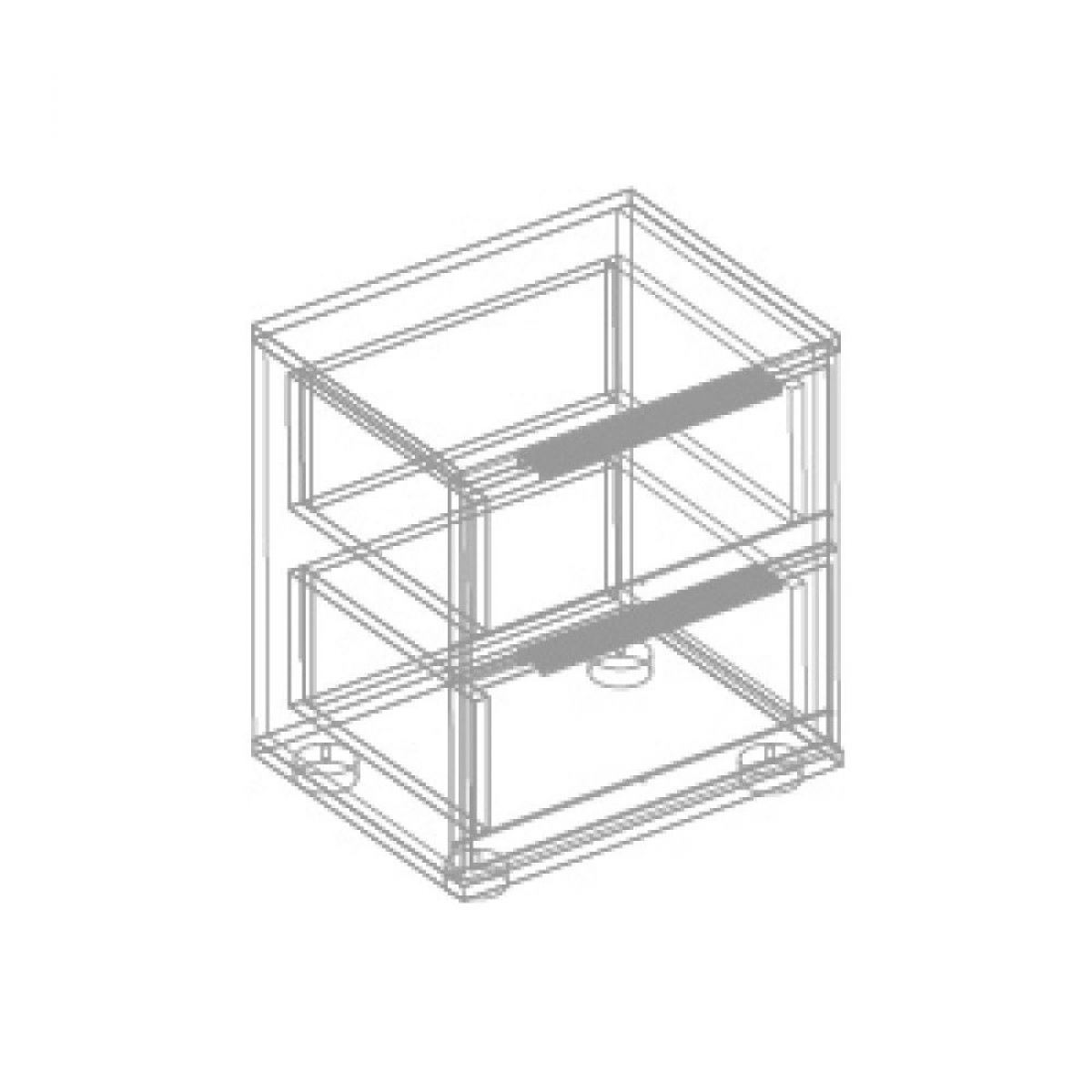 Тумба прикроватная с 2 ящиками "Лео" | фото 2