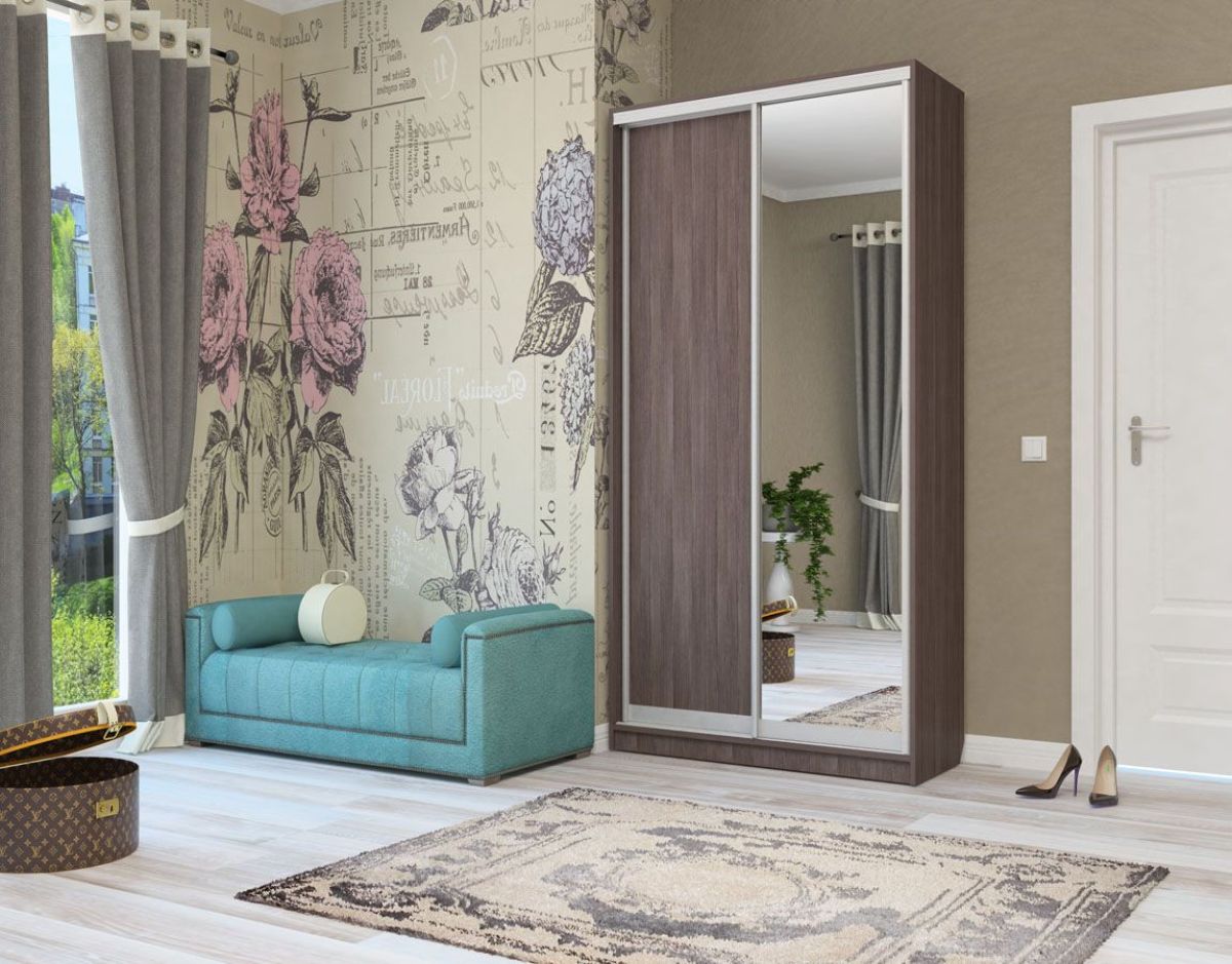 Шкаф-купе София 1100 ЛДСП/Зеркало (ЛДСП 2 кат.) | фото 5