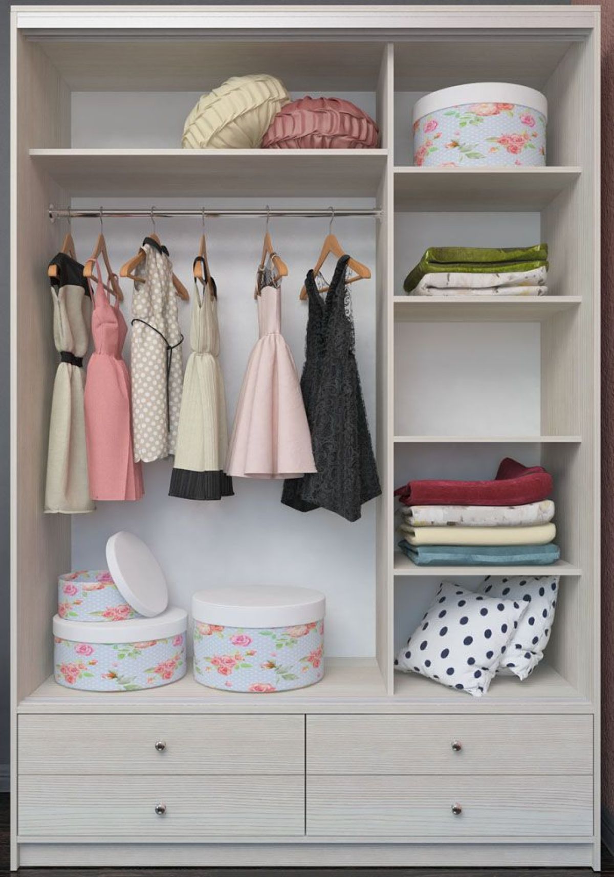 Шкаф-купе Ольга 1700 ЛДСП/Зеркало (ЛДСП 2 кат.) | фото 2