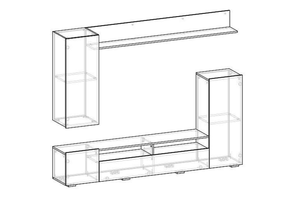 МИЯ Гостиная (ясень анкор светлый) | фото 2