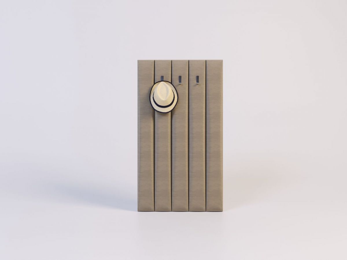 Мягкая вешалка прямые панели 700*1200 | фото 5