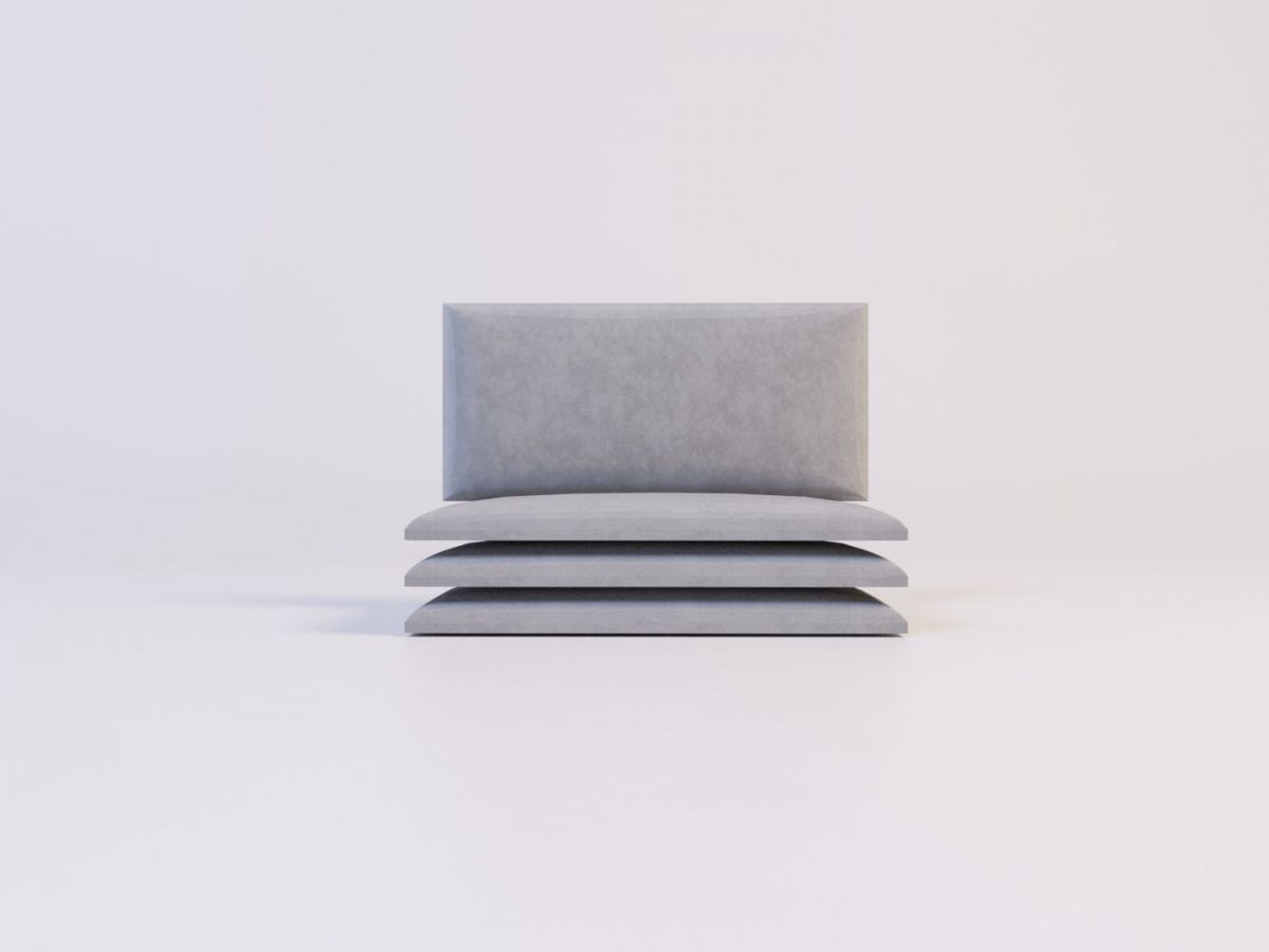 Мягкие панели ПРЯМОУГОЛЬНИКИ 30*60 (4 шт.) для спальни | фото 13