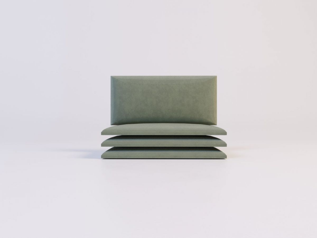 Мягкие панели ПРЯМОУГОЛЬНИКИ 30*60 (4 шт.) для прихожей | фото 2