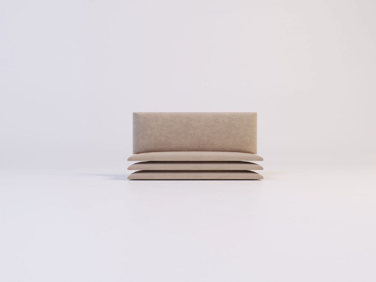 Мягкие панели ПОЛОСЫ ПРЯМЫЕ 30*90 (4 шт.) для спальни | фото 16