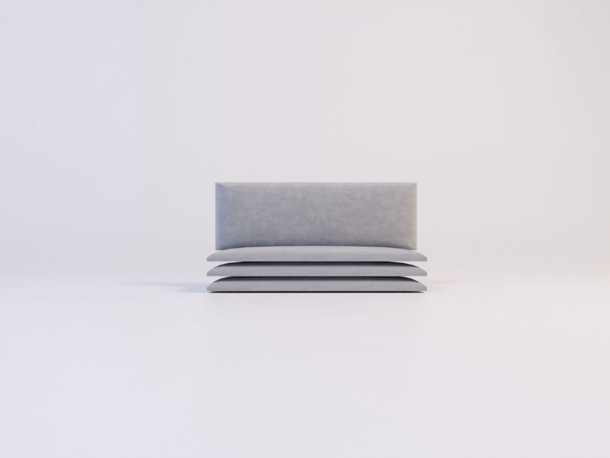 Мягкие панели ПОЛОСЫ ПРЯМЫЕ 30*90 (4 шт.) для спальни | фото 2