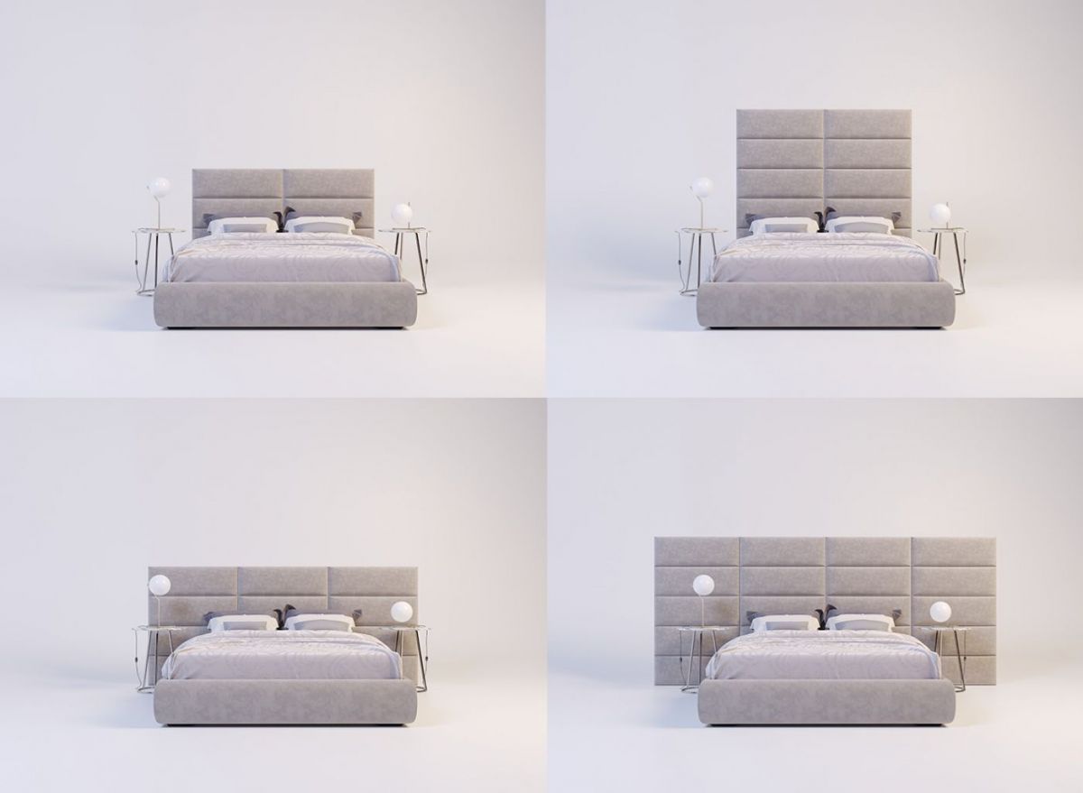 Мягкие панели ПОЛОСЫ ПРЯМЫЕ 30*90 (4 шт.) для гостиной | фото 3