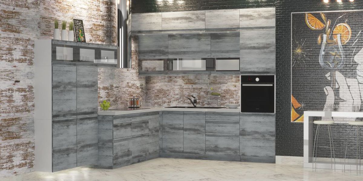 Кухонный гарнитур Бронкс (модульный) Доломит | фото 3