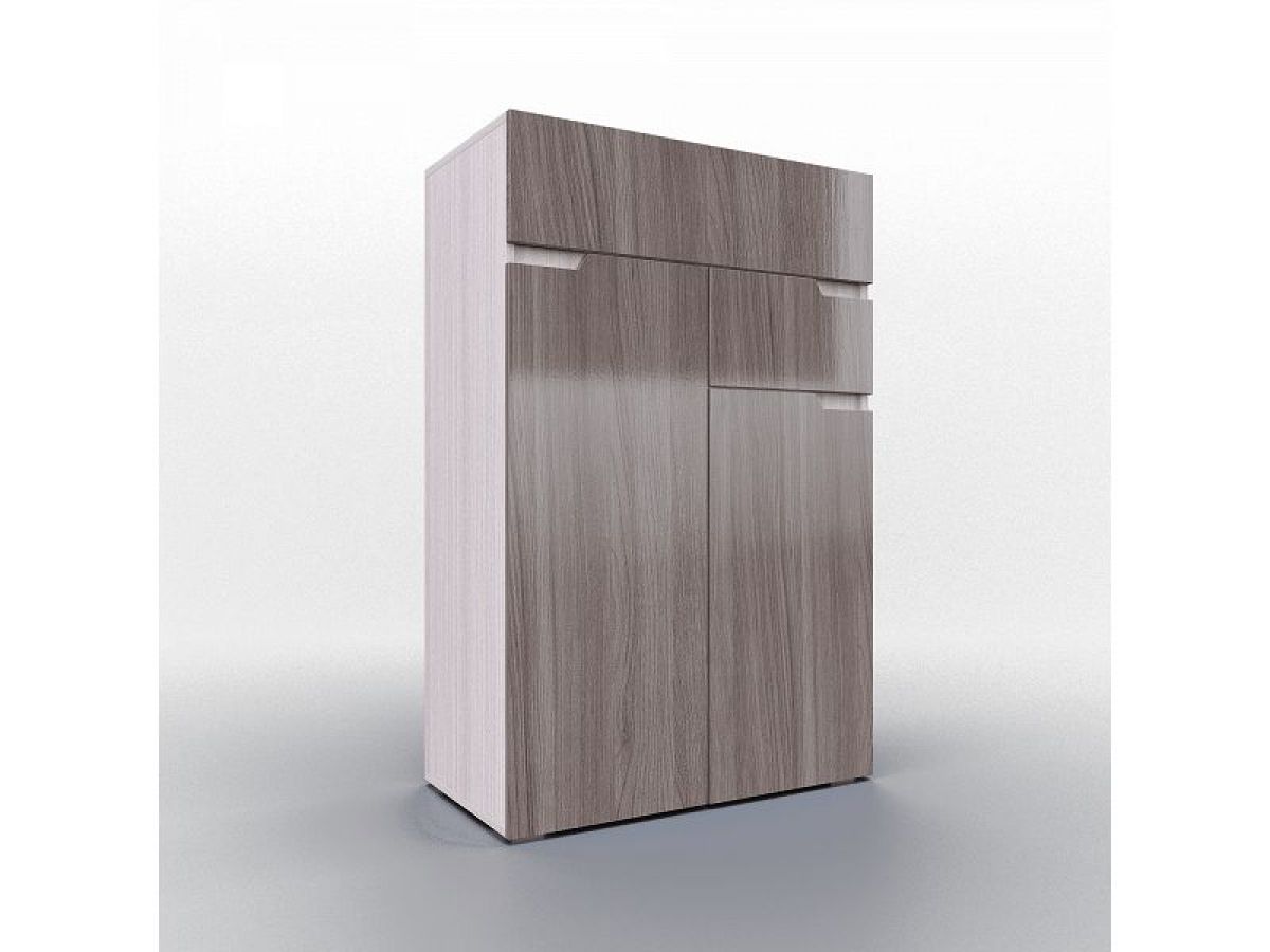 ТРИО Спальный гарнитур (модульный) серебряный орех/ясень шимо | фото 4