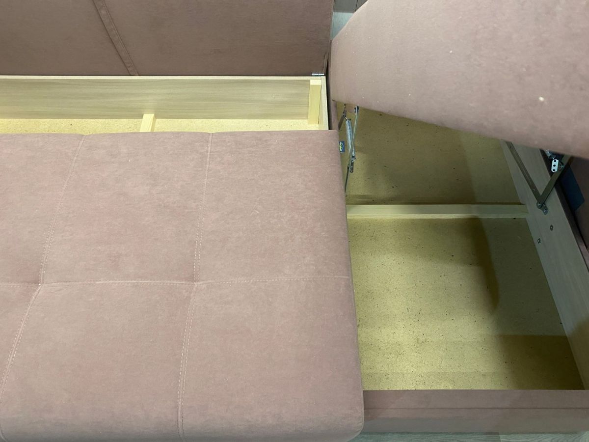 Диван угловой Комфорт-3 (НПБ) велюр Luma 16 | фото 5