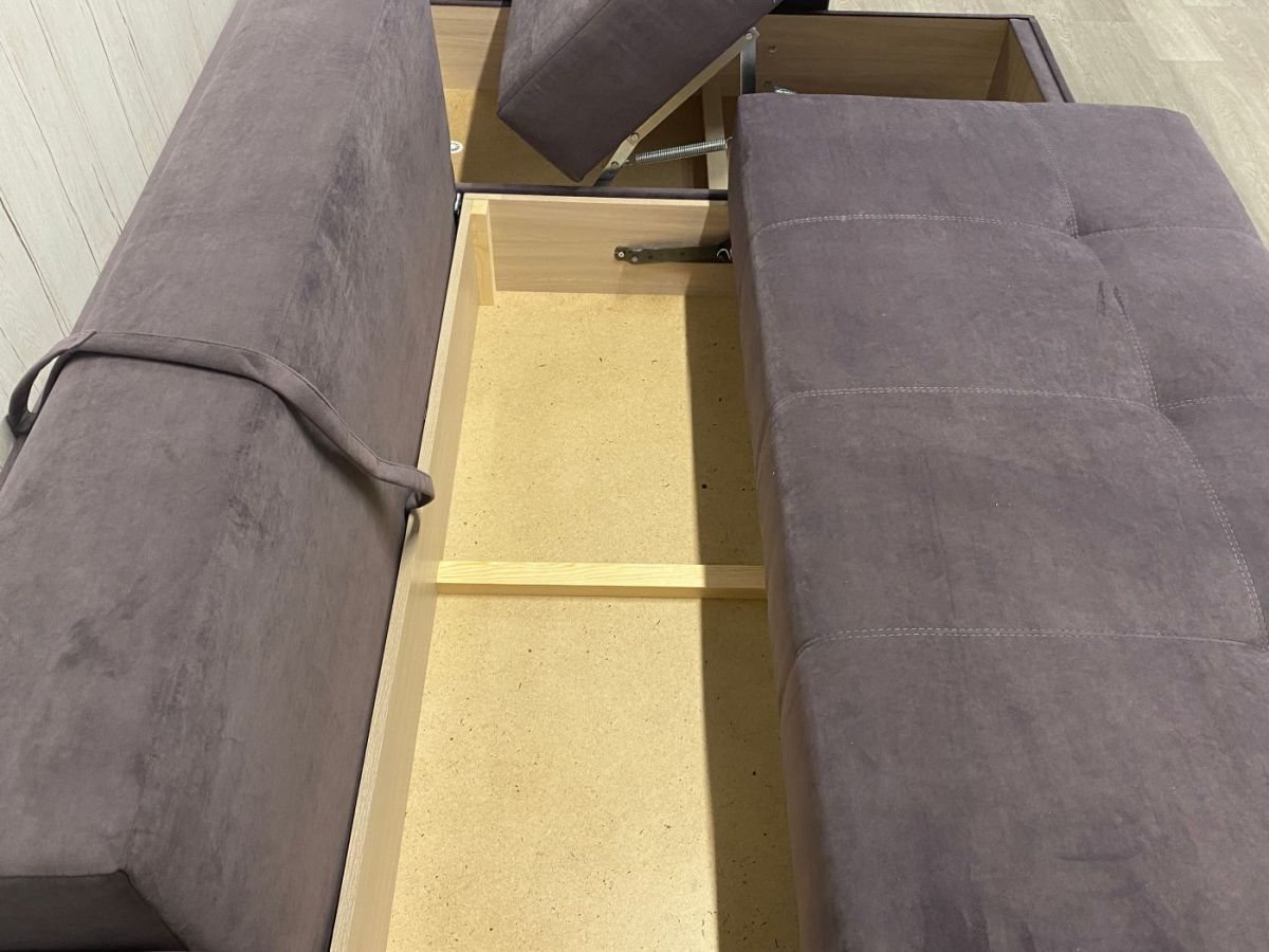 Диван угловой Комфорт-3 (НПБ+МДФ) велюр Monaco 8 | фото 5