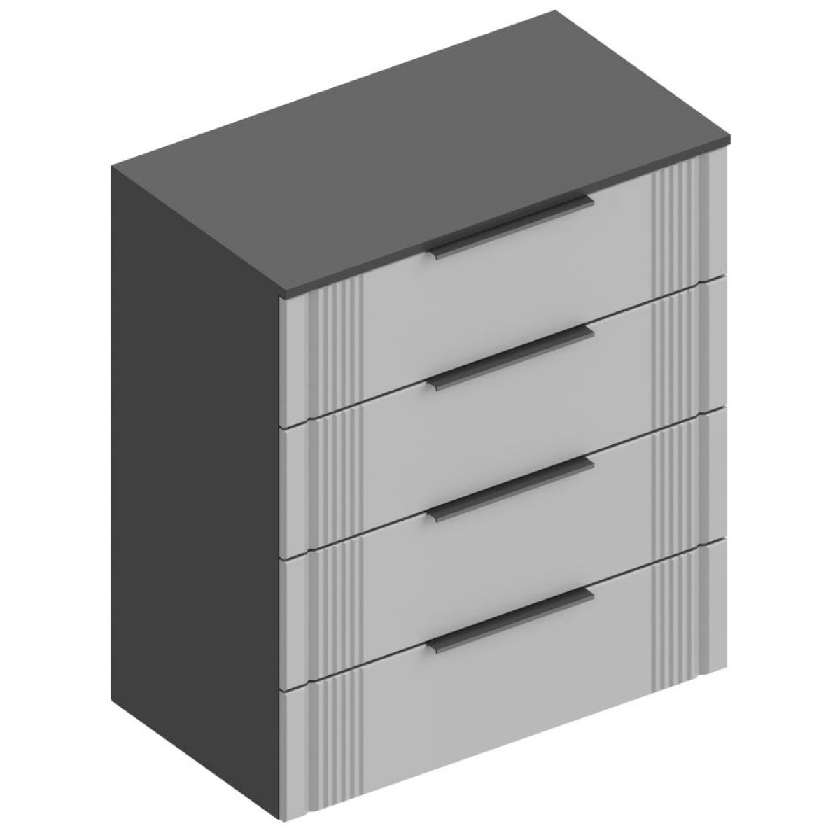 ВИТА Прихожая (модульная) темно серый | фото 4