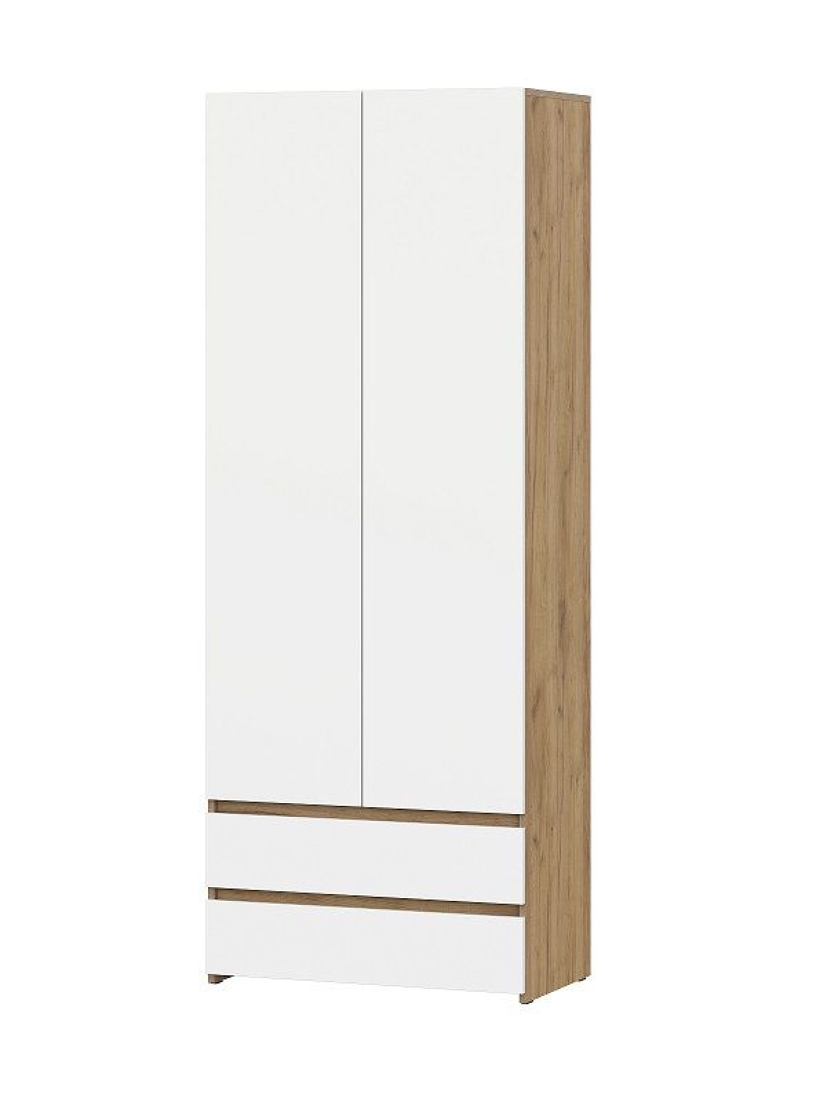 НЕКСТ 1 Спальный гарнитур (модульный) Дуб Золотой/Белый | фото 12