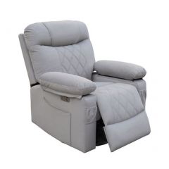 Кресло-реклайнер БРИСТОЛЬ (ткань светло-серый) | фото 3