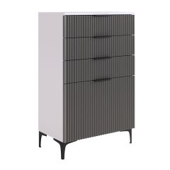 ЗЕФИР Гостиная К2 (белое дерево/черный муар) | фото 11