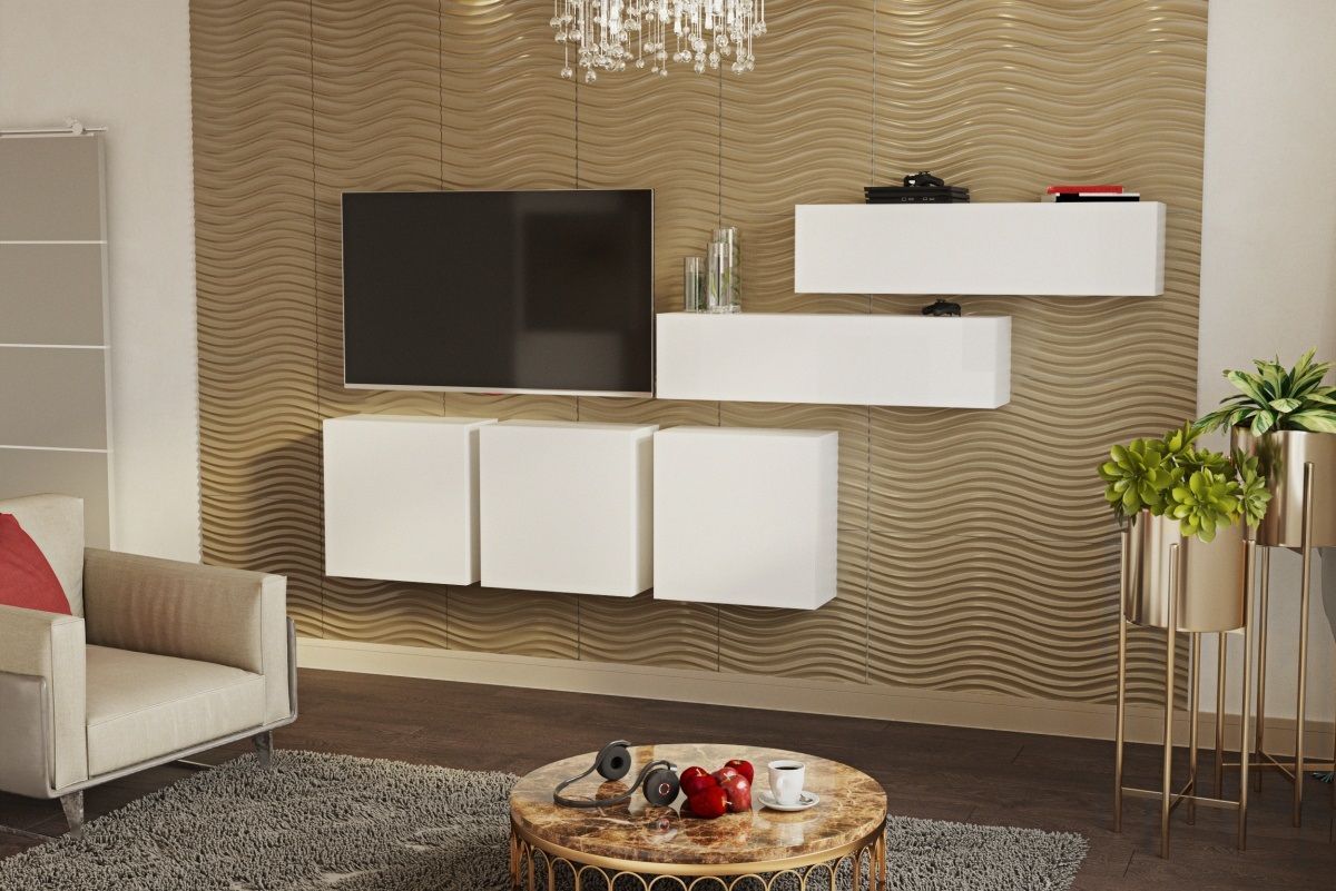 ЛИНДА Гостиная (Белый/Белый) | фото 2