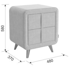 СОФИ 3 Тумба прикроватная (велюр) | фото 3
