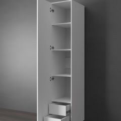 Шкаф Linnea MHR-1PO-4 2050х400х510 (Белый-М 11.1.2) | фото 4