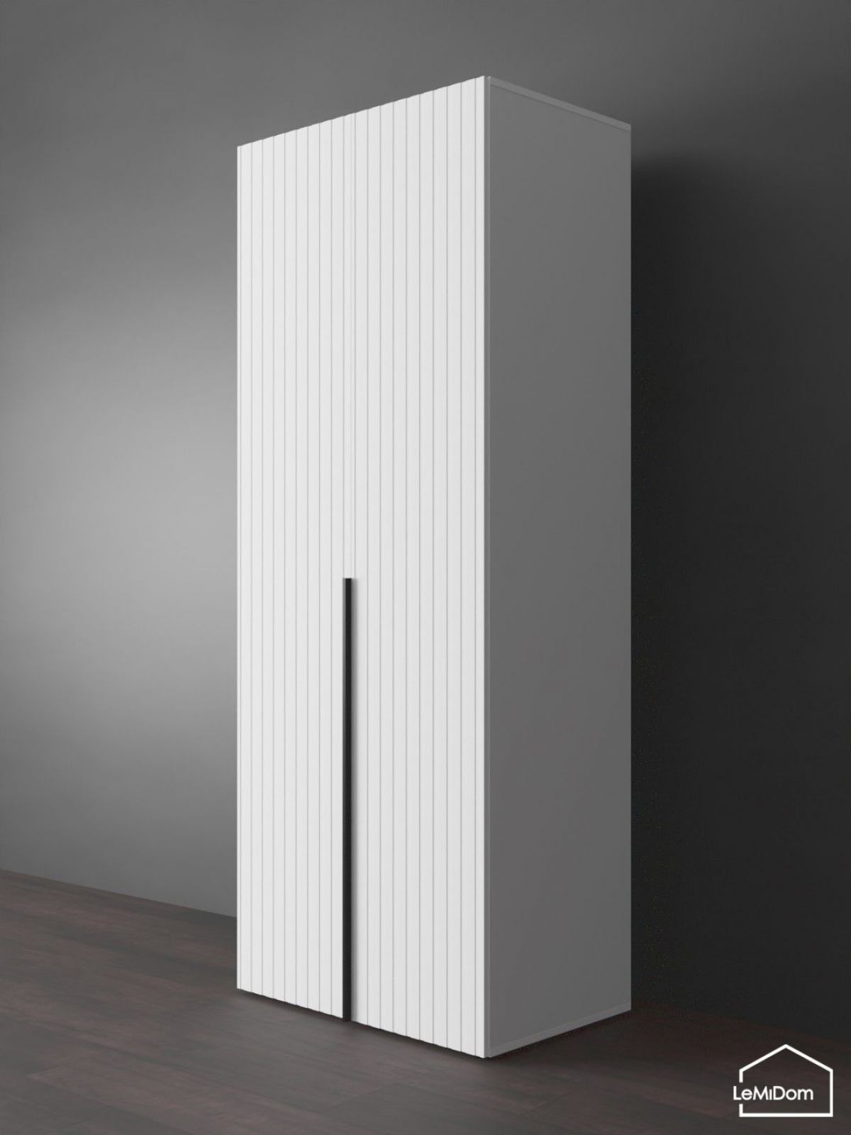 Шкаф Linnea MHR-2-2 2050х800х510 (Белый-М 11.1.1) | фото 5