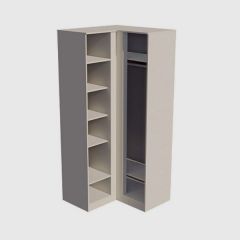 МОРИ МШУ 960.1 Шкаф угловой (ГРАФИТ) | фото 2