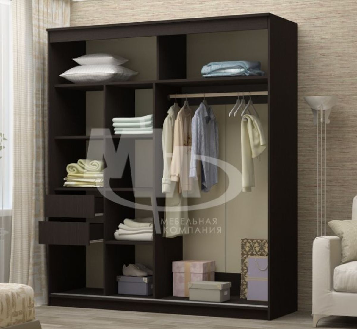 Шкаф-купе Элегант №2 (2,0 м) | фото 4