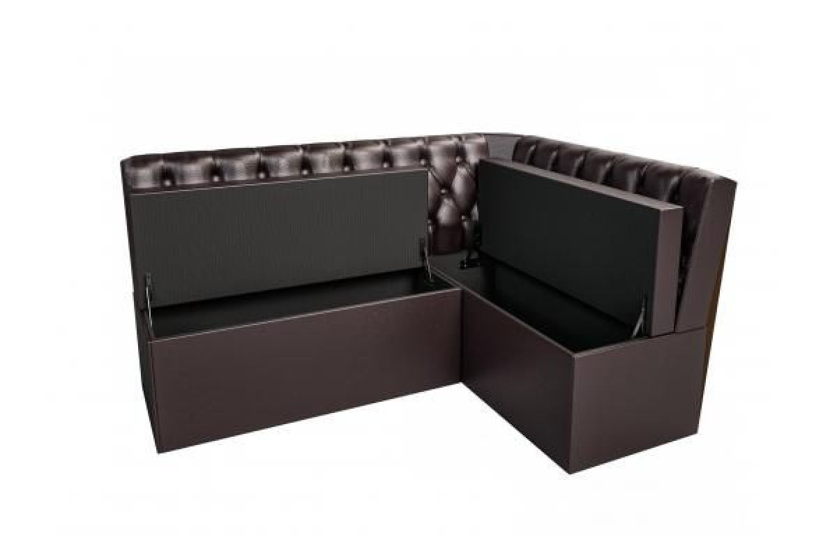 Скамья угловая ВЕНЕЦИЯ Коричневый (кожзам) | фото 2